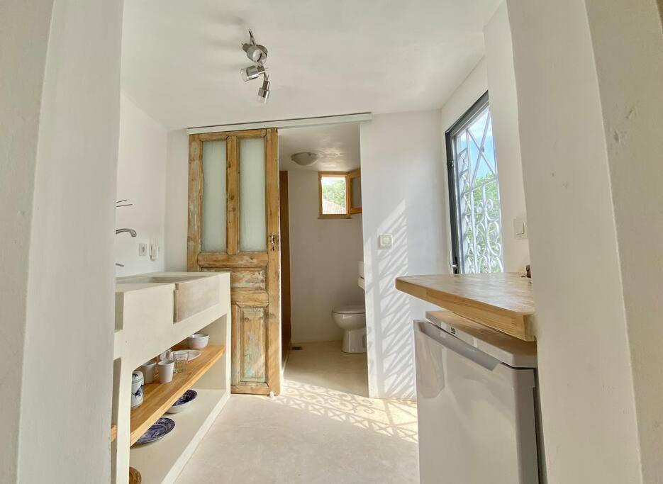 Stylish Vathy Studio With Sea View Exteriér fotografie
