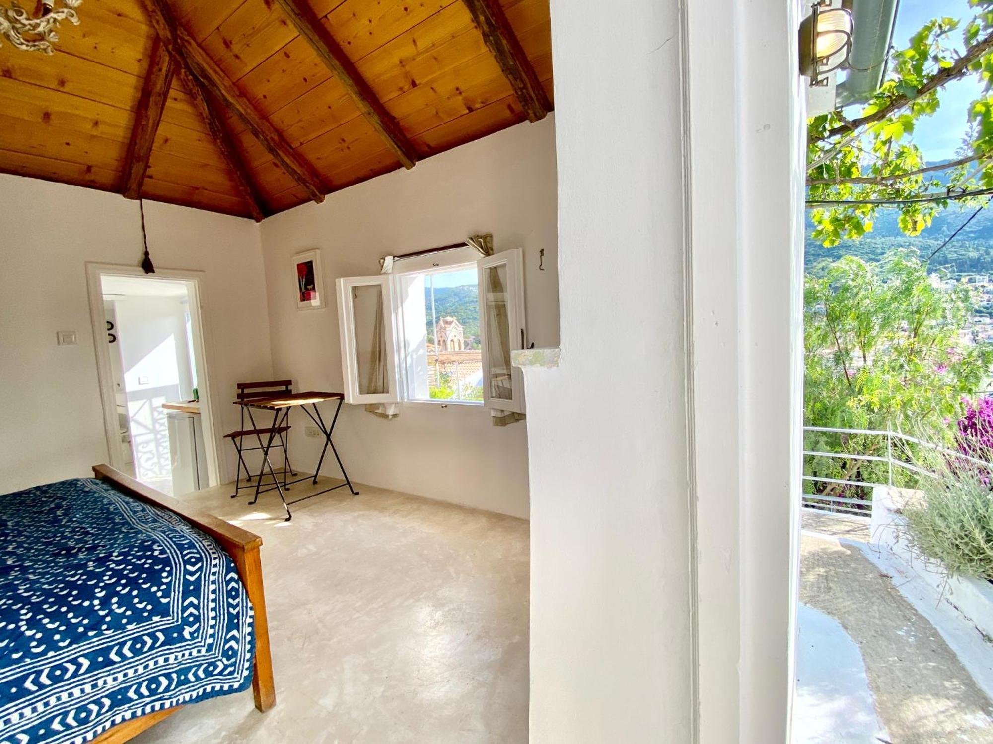 Stylish Vathy Studio With Sea View Exteriér fotografie